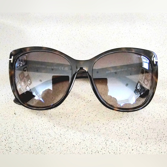 LIKE NEW Tom Ford Nora Sunglasses Tortoise Shell TF937 52K 57 17 140 3 - Picture 2 of 9